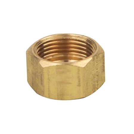 Thrifco Plumbing No. 61C 1/2 Inch Lead-Free Brass Compression Cap 2/Pack 4401048